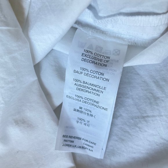 J.Crew Button Down White Shirt with Sequin Detail - Picture 12 of 16